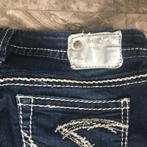 Silver Super Skinny Jeans